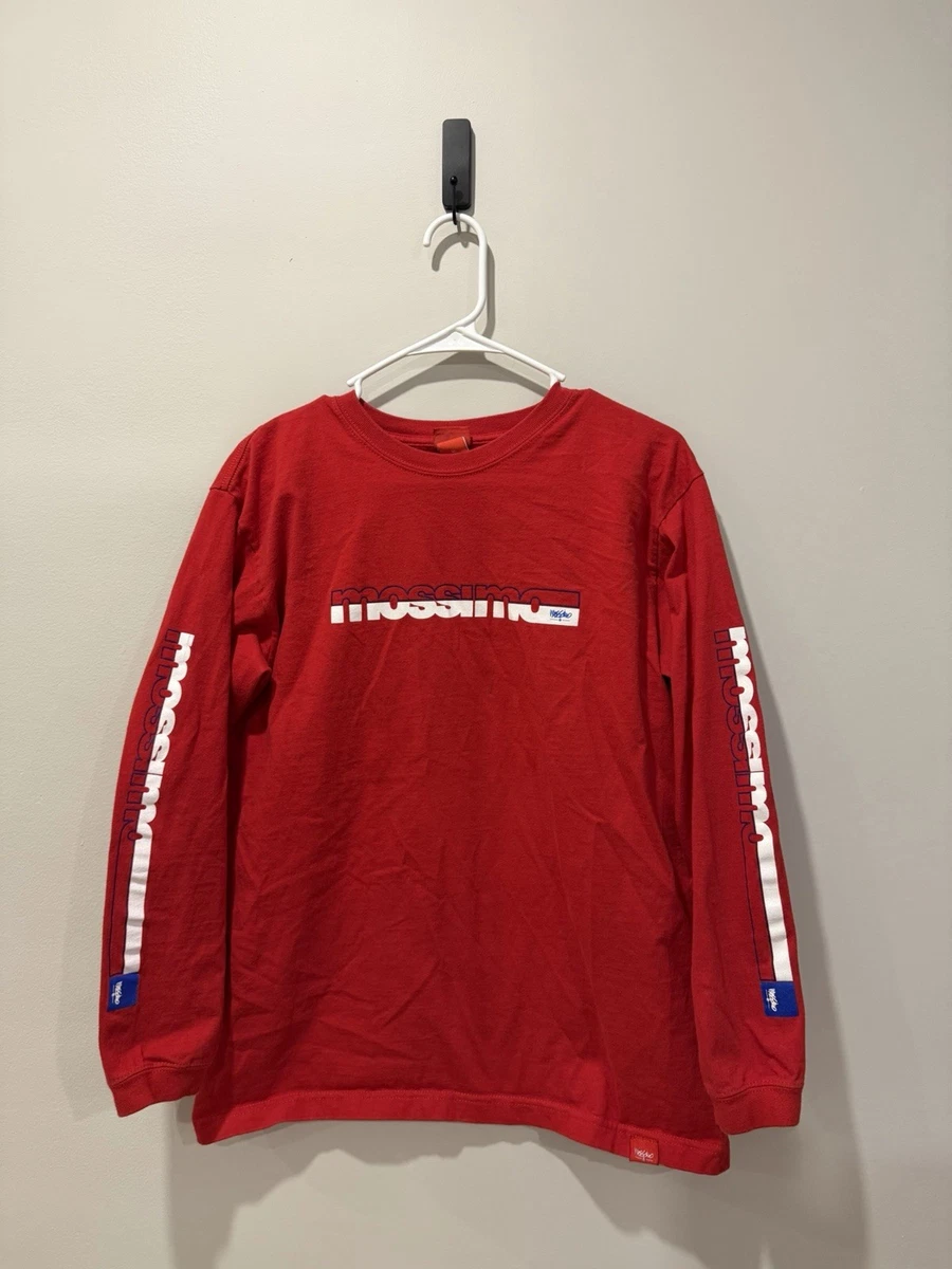 Mossimo v-neck long sleeve tee shirt in a burgundy