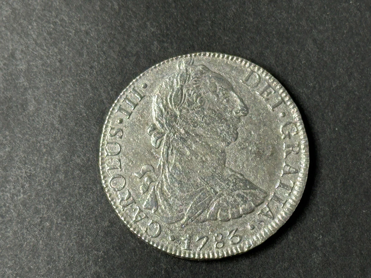25+ 8 Reales Silver 1783 Year Colonial Mexico Coins (Pre - 1821