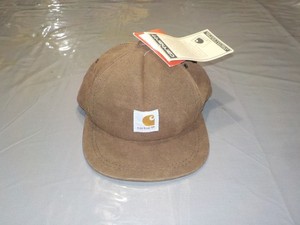 Vintage Youth Kids Carhartt USA Farm Ranch Helper Garden Brown SnapBack Hat