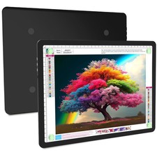 Rechargeable A4 Light Pad for Diamond Painting, Magnetic Light Board with Phy...