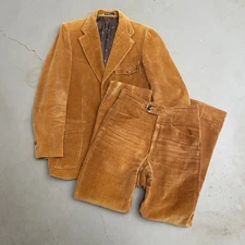 1960s/70s Corduroy "The Crescent Store for Men" Vintage Jacket/Pants Set