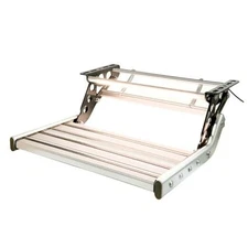  RV Camper Steps Single Drop Down Steps One-Hand Expand or Collapse Manual RV 