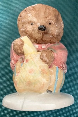Beswick Beatrix Potter Mrs Tiggy-Winkle kauft Provisionen P4234 Igel