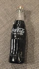 VINTAGE MINI 3 INCH COCA COLA FULL MINIATURE GLASS BOTTLE