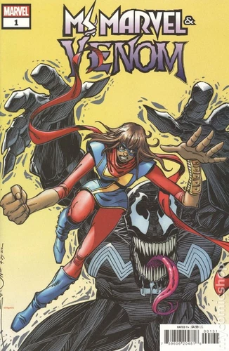 Ms. Marvel and Venom 1C NM 2022 Stock Image