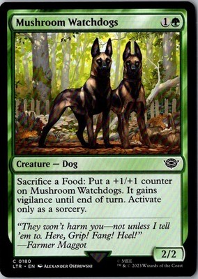 2023 MTG The Lord of the Rings: Tales of Middle-earth Mushroom Watchdogs