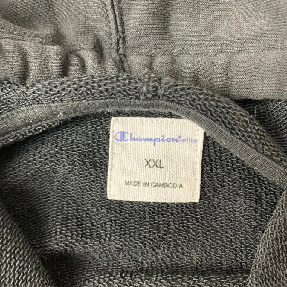 Women’s Champion Black Hoodie / 2XL / XXL / Embroidered Logo / Cropped - Image 4 of 4