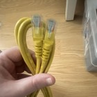 Yellow RJ-45 to RJ-45 Ethernet Cable Patch Cable 3 ft UTP Universal Compatible — photo 4