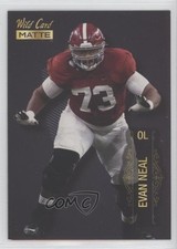 2022 Wild Card MATTE Black Evan Neal #MB-42 Rookie RC c4h. rookie card picture