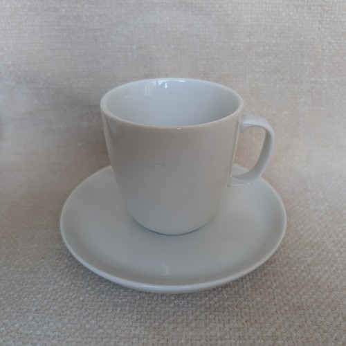Habitat Tzaria Espressotasse und Untertasse weiß x 2 - Bild 10 von 16