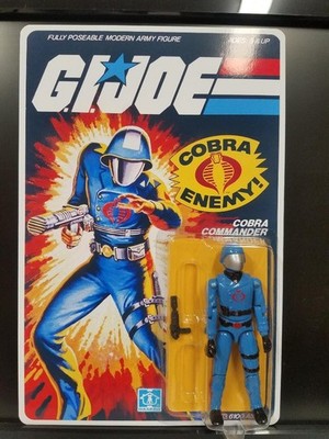 CUSTOM G.I.JOE COBRA STRAIGHT ARM MICKEY COBRA COMMANDER CUSTOM MOC