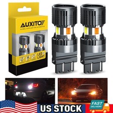 2x 3157 Switchback Led Turn Signal Light Anti Hyper Flash White Amber Dual Color