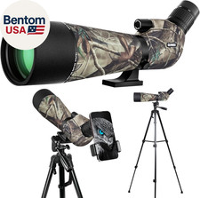 25-75X80 Spotting Scope for Target Shooting with Upgraded Tripod Carrying Bag an