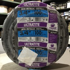 Sealtite Conduit, Non-Metallic, Flexible, Gray, 3/4 In. x 100 Ft. - 55094301
