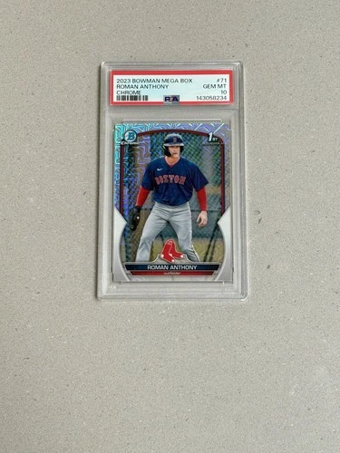 2023 Bowman Mega Box Roman Anthony 1st Refractor #BCP-71 PSA 10 Gem Mint Red Sox