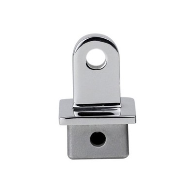 Stainless Steel Marine Bimini Fitting for Awning Square Tubing Top Eye End Cap