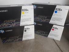 HP 828A Full Drum Set Black CF358A Cyan CF359A Yellow CF364A Magenta CF365A