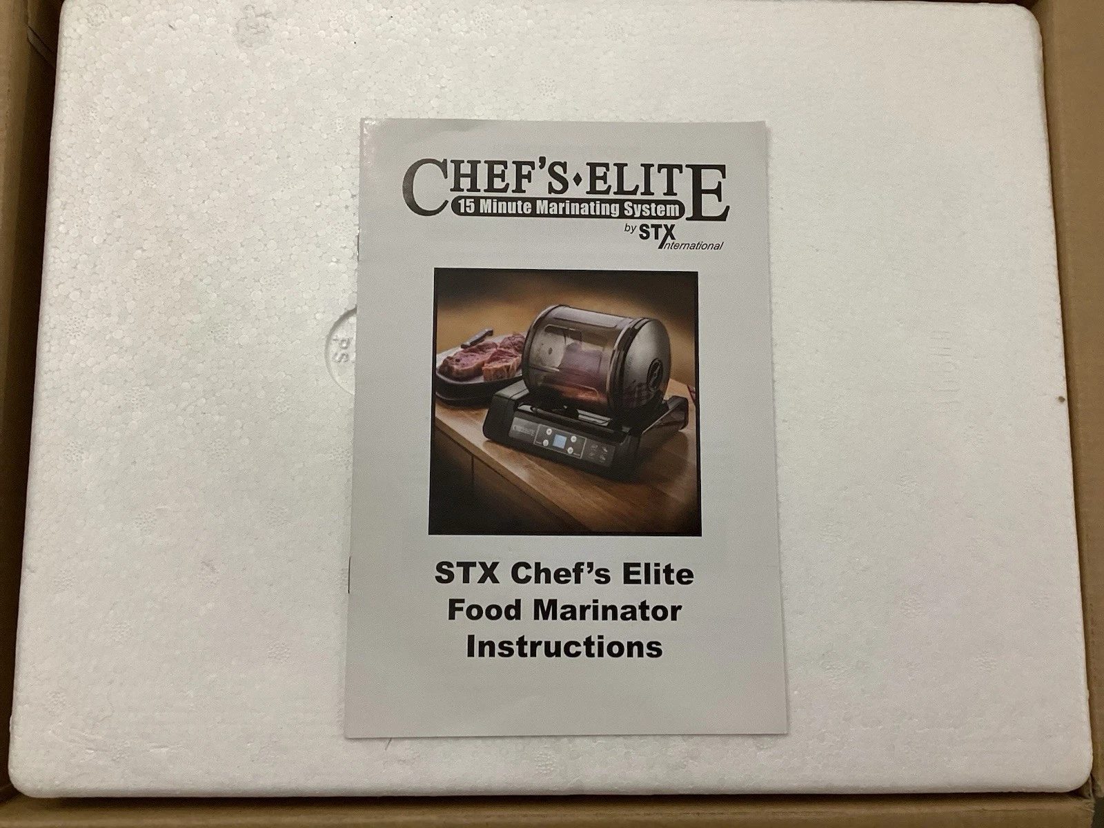 STX Chef's Elite Meat Marinator - With Auto Shut Off Timer- NEW IN BOX- SEALED