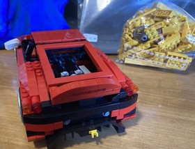 LEGO Racers Set 8143 Ferrari F430 Challenge Complete + Yellow Built Red Parts