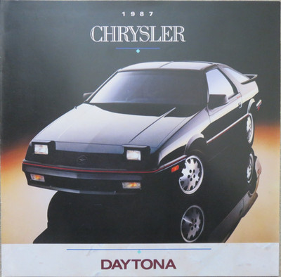 1987 Chrysler Daytona Kanada Prospekt Brochure, 10 Seiten