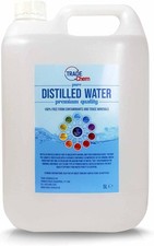 Distilled Water - 100% Pure Steam Purified 5 l (Pack of 1)