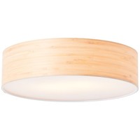 Brilliant 99489/75 Romm Decken Design Leuchte Lampe Ø 38Cm Rund Holz Hell Weiß