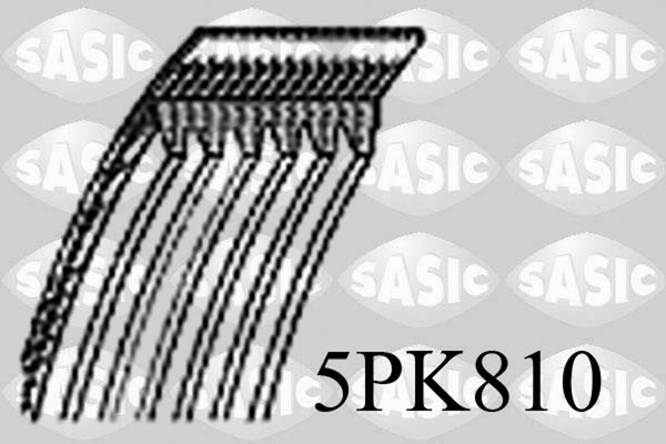 Sasic Keilrippenriemen 5PK810 FüR BMW 5Er E39 Touring 7Er E38 3Er E46 X5 E53 330-image