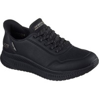 Skechers Ladies Slip-Ins Bobs Squad 4 Key Look Trainers Komfort Speicher Schaum