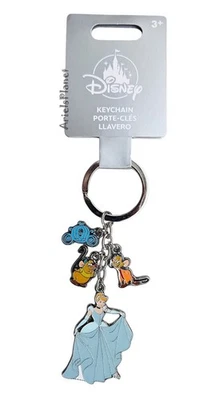 2025 Disney Parks Snow White Cinderella Jaq Gus Carriage Keychain Bag Charm