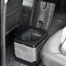 Portable Camping Toilet 20L Foldable Potty for Car Travel, Hiking Emergency Use