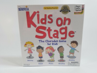 Briarpatch Kids On Stage Charade Game For Kids Ages 3+ New Sealed