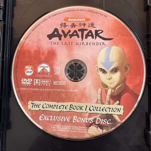 AVATAR - THE LAST AIRBENDER, BOOK 1 - WATER 6 DVD SET. Nickelodeon, 2005. VGOOD - Picture 9 of 9