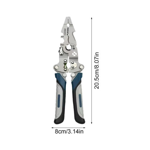 New 21-in-1 Foldable Wire Stripper,Multi-function Wire Stripping Cable-Cutter - Picture 3 of 9