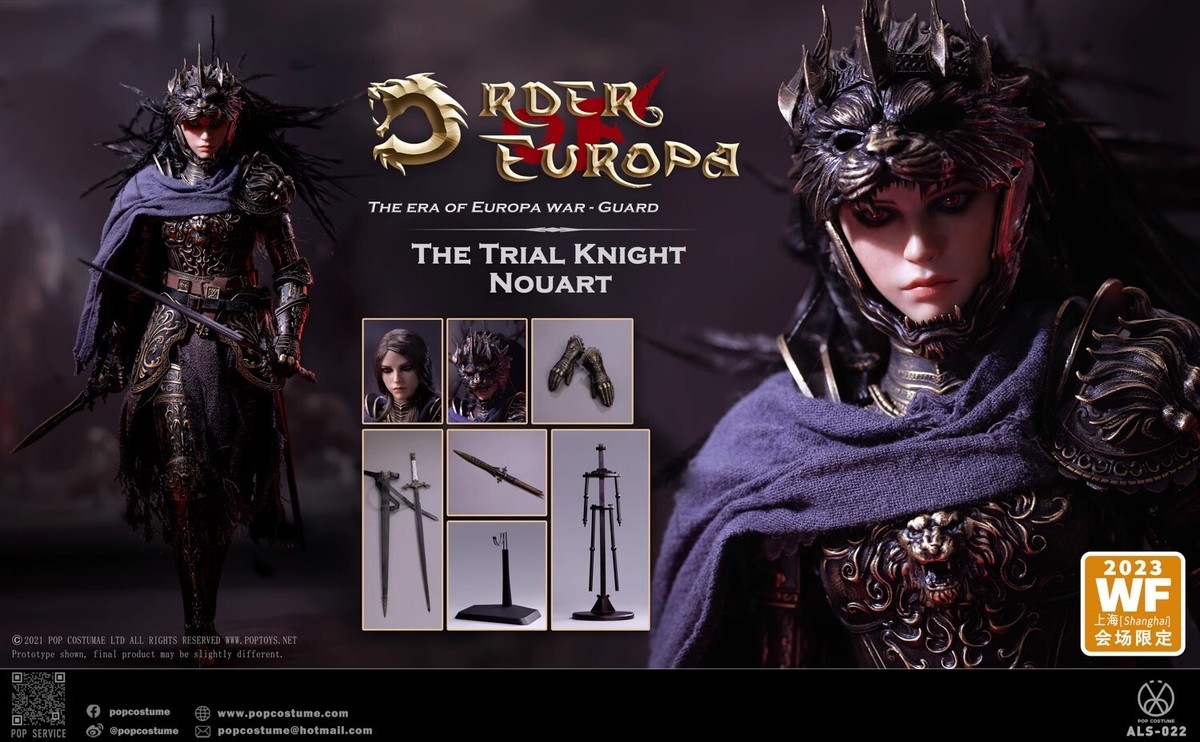 POP COSTUME 1/6 WF2023 ALS-022 Europa Trial Knight Noir