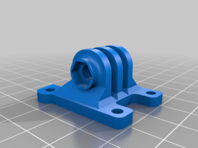 3D Printed GoPro Mount for TBS Source One V5