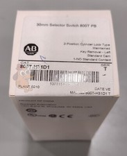 New ALLEN BRADLEY 800T-H31D1 2 POSITION CYLINDER LOCK SELECTOR SWITCH FREE SHIP