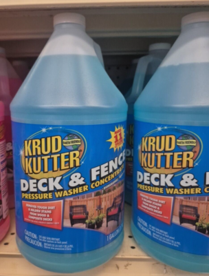 #ad Krud Kutter Df014 1 Gal. Deck amp; Fence Cleaner Bottle $14.99