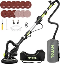 Drywall Sander, 7.2A Electric Drywall Sander with Vacuum Dust Collection, 6 Vari