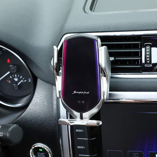 Qi Auto Funk Charger Handy Halterung Induktions Ladegerät Clamping KFZ DHL - Bild 6 von 12