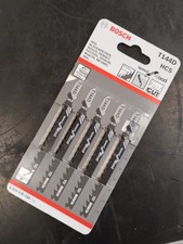 Bosch T144D Jigsaw Blades - Pack of 5. Speed Cut For Wood 2608630040