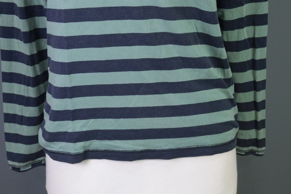 GUDRUN SJODEN Multicolor Striped Long Sleeve Stretch Tunic Top Size S - Image 3 of 4