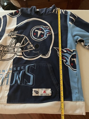 Tennessee Titans Youth Large Hoodie Jacket 14-16 - All Over Logos - Cam Ward - Picture 4 of 7