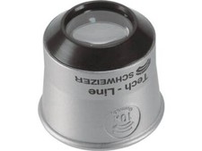 SCHWEIZER 9710 Uhrmacherlupe Tech-Line Vergrößerung 10x  Linsen-D. 22,8 mm