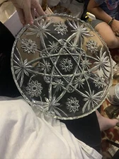 Vintage Star of David Divided Relish Tray 13.5”