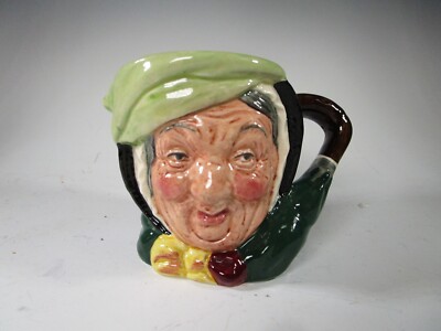 Royal Doulton SAIRY GAMP 3 1/4''   Small Character Toby Jug Figurine D5451