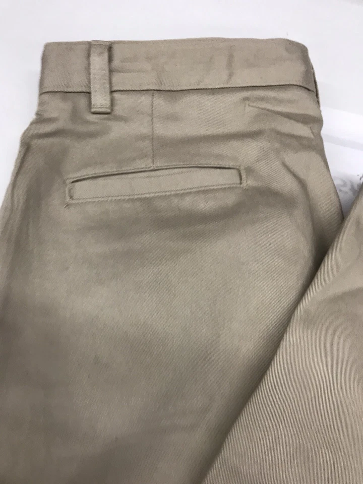 Pantalones Dockers Niño Frente Plano Talla 30 Husky Uniforme Escolar Beige—2pt2 Foto 4 de 4