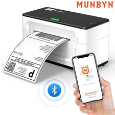 MUNBYN 941B Bluetooth Thermal Label Printer 4x6 Shipping Label Printer for USPS