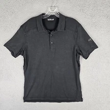 Arc'teryx Chilco SS Polo Shirt Mens Medium Short Sleeve Golf Performance Snap