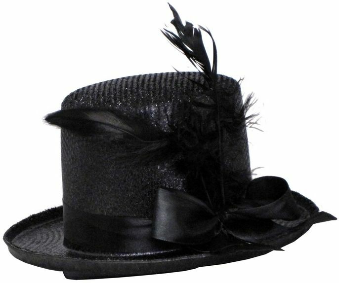 Showgirl Mini Glitter Top Hat Topper 
