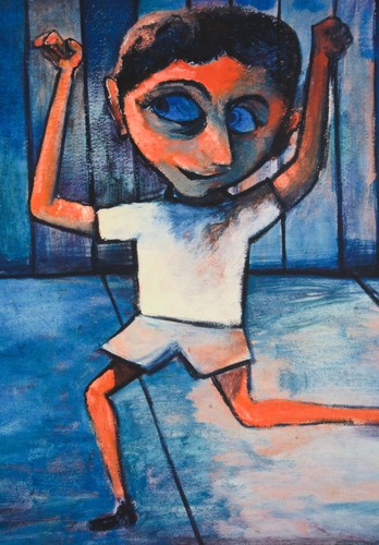 Charles BLACKMAN Self Portrait of a Schoolboy 1953 - iconic Australian art print - Picture 2 of 4